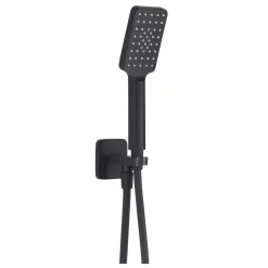 HIX Shower Handset with Hose, Wall Oultet & Integrated Holder