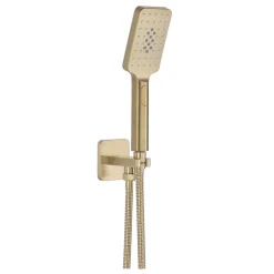 HIX Shower Handset with Hose, Wall Oultet & Integrated Holder