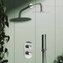 Holly Concealed Shower Valve, Fixed Shower Head & Handset