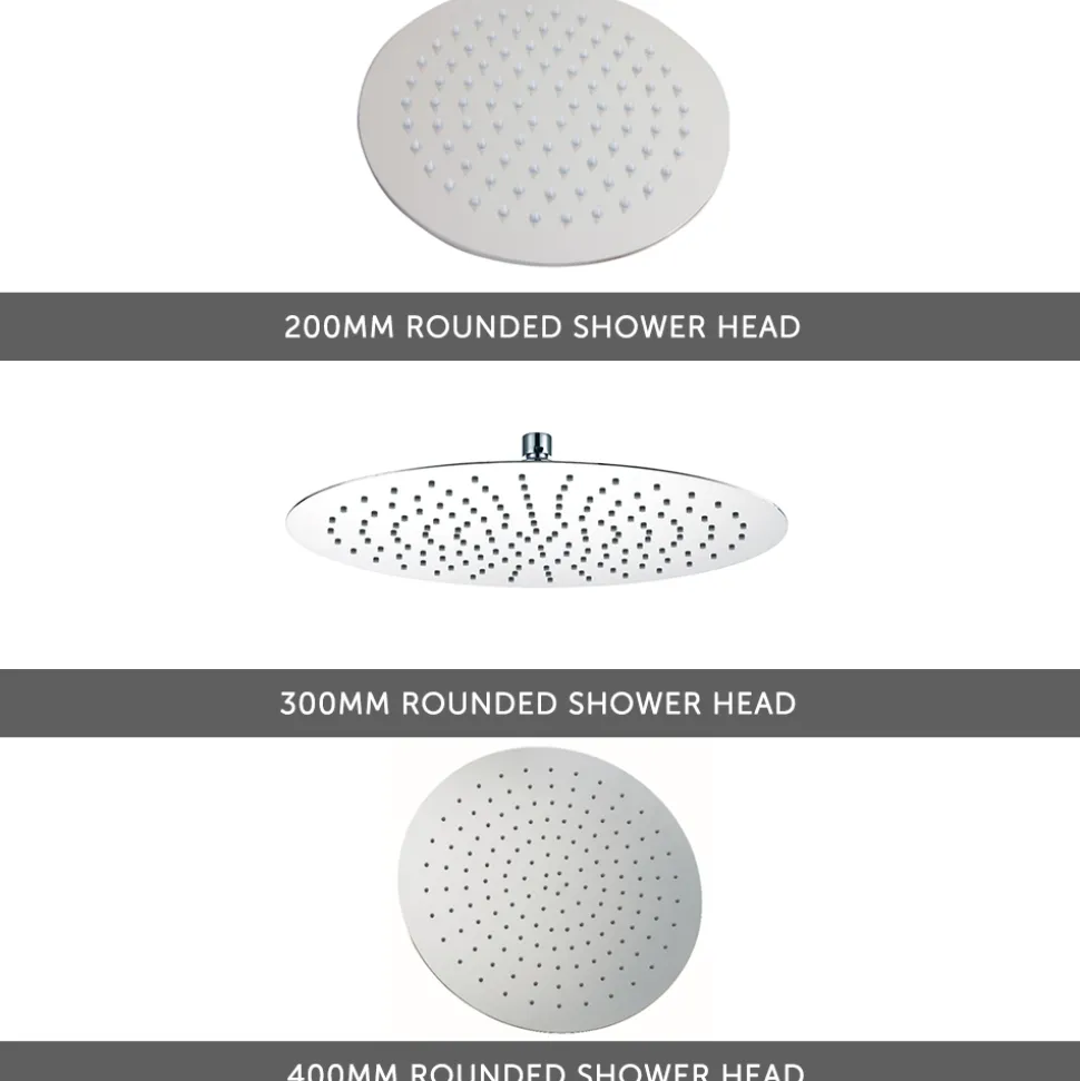 Holly Concealed Shower Valve, Fixed Shower Head & Handset