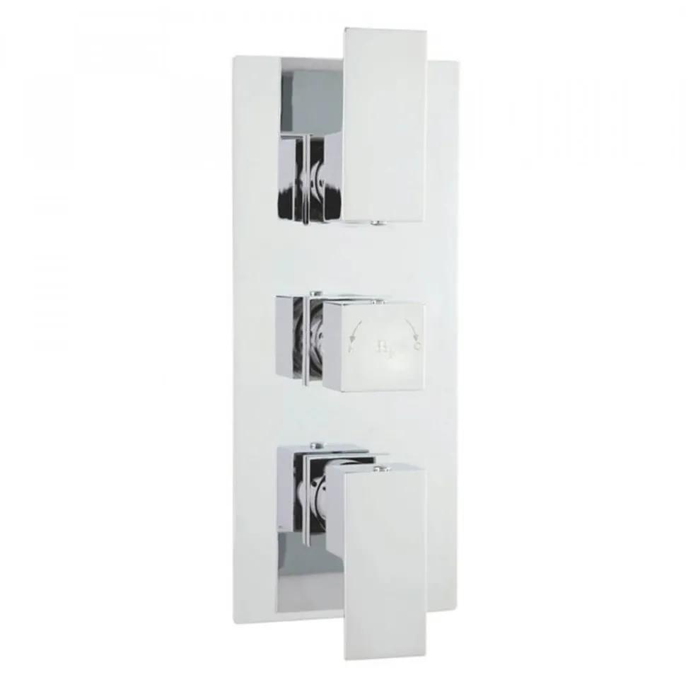Hudson Reed Art 2 Outlet Concealed Thermostatic Shower Valve
