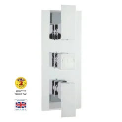 Hudson Reed Art 2 Outlet Concealed Thermostatic Shower Valve