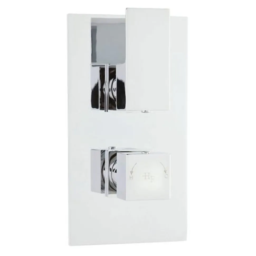 Hudson Reed Art Twin Concealed Thermostatic Shower Valve & Diverter