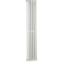 Hudson Reed Colosseum White Triple Column Traditional Radiator