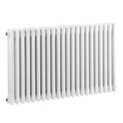 Hudson Reed Colosseum White Triple Column Traditional Radiator