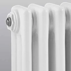 Hudson Reed Colosseum White Triple Column Traditional Radiator