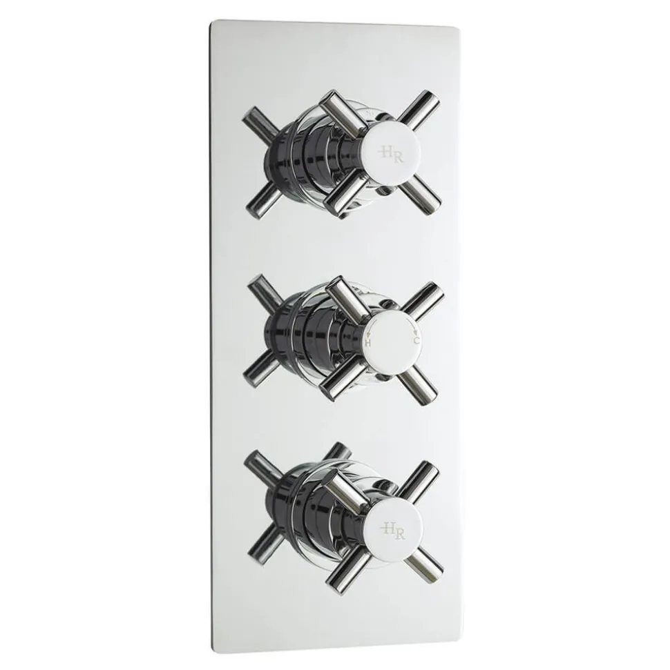 Hudson Reed Kristal 2 Outlet Concealed Thermostatic Shower Valve