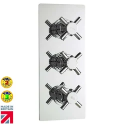 Hudson Reed Kristal 2 Outlet Concealed Thermostatic Shower Valve