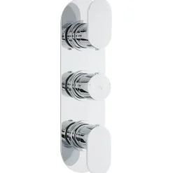 Hudson Reed Reign Round 2 Outlet Concealed Thermostatic Shower Valve