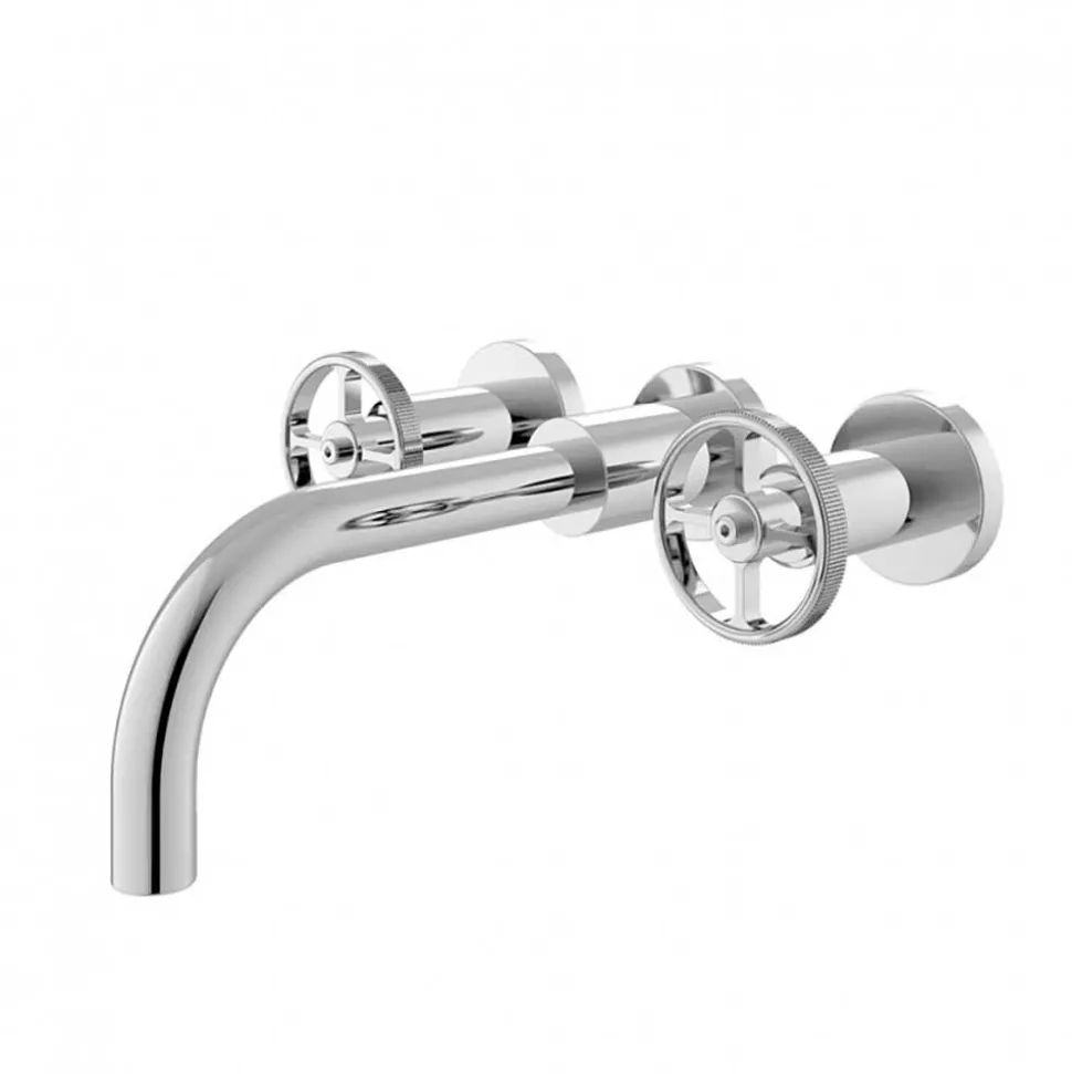 Hudson Reed Revolution Industrial Wall Mounted Basin Mixer Tap