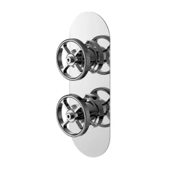 Hudson Reed Revolution Industrial 2 Outlet Concealed Thermostatic Shower Valve