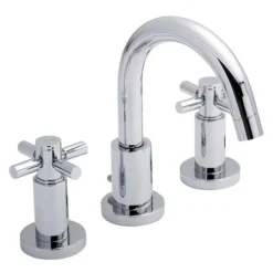 Hudson Reed Tec Crosshead 3 Hole Basin Mixer
