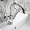Hudson Reed Tec Crosshead Mono Basin Mixer with Clicker Waste
