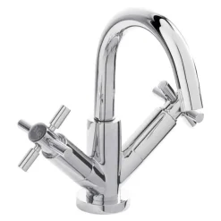Hudson Reed Tec Crosshead Mono Basin Mixer with Clicker Waste