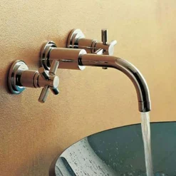 Hudson Reed Tec Crosshead Wall Mounted Basin Mixer