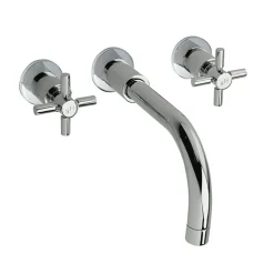 Hudson Reed Tec Crosshead Wall Mounted Basin Mixer