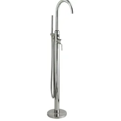 Hudson Reed Tec Elite Single Lever Floorstanding Bath Shower Mixer with Shower Kit