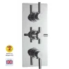Hudson Reed Tec Pura Plus 2 Outlet Concealed Thermostatic Shower Valve