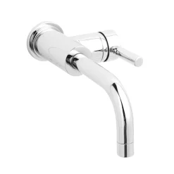 Hudson Reed Tec Single Lever Wall Mounted Side Action Basin Mixer