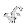 Hudson Reed Topaz Black Crosshead Mono Basin Mixer with Pop-Up Waste