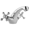 Hudson Reed Topaz Crosshead Mono Basin Mixer with Pop-Up Waste