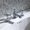 Hudson Reed Topaz 3 Hole Basin Mixer with Pop-Up Waste