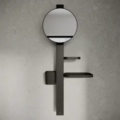 Ideal Standard Alu+ 200mm Magnifying Mirror & Beauty Bar