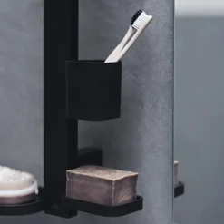 Ideal Standard Alu+ 200mm Magnifying Mirror & Beauty Bar