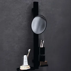 Ideal Standard Alu+ 200mm Magnifying Mirror & Beauty Bar