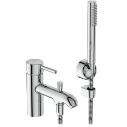Ideal Standard Ceraline Mono Deck Mounted Bath Mixer & Shower Handset