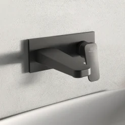 Ideal Standard Ceraplan Silk Black Wall Mounted Basin Mixer Tap