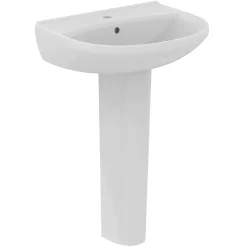 Ideal Standard Eurovit 550mm Basin & Full Pedestal