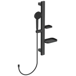 Ideal Standard Idealrain Alu+ Shower Rail Kit with Multi-Function Shower Handset & 2 Shelves