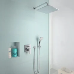 Ideal Standard Idealrain Round Fixed 400mm Wall Shower Arm
