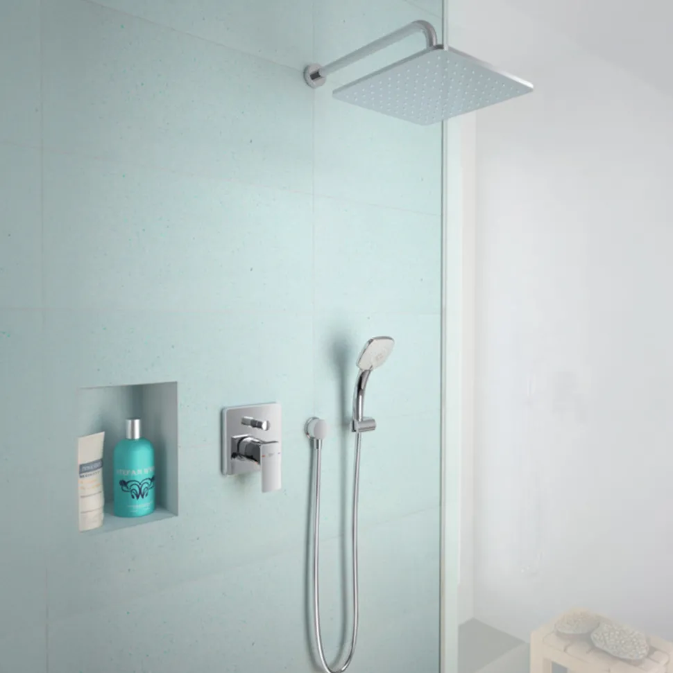 Ideal Standard Idealrain Round Fixed 400mm Wall Shower Arm
