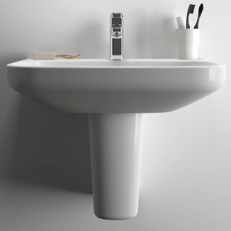 Ideal Standard i.life A Basin & Pedestal