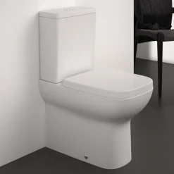 Ideal Standard i.life A Close Coupled Fully Back to Wall Rimless Toilet with Soft Close Seat