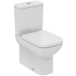 Ideal Standard i.life A Close Coupled Fully Back to Wall Rimless Toilet with Soft Close Seat