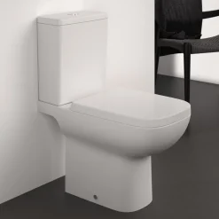 Ideal Standard i.life A Close Coupled Rimless Toilet with Soft Close Seat