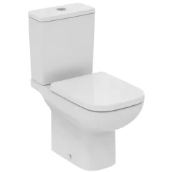 Ideal Standard i.life A Close Coupled Rimless Toilet with Soft Close Seat