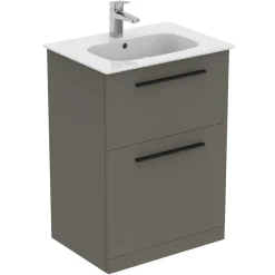 Ideal Standard i.life A 640mm Floorstanding 2 Drawer Vanity Unit & Basin