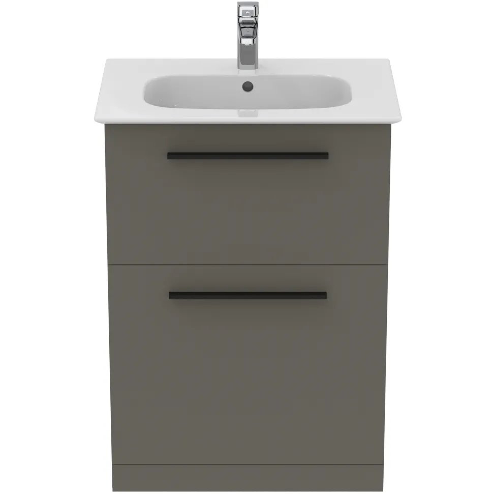 Ideal Standard i.life A 640mm Floorstanding 2 Drawer Vanity Unit & Basin
