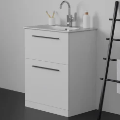 Ideal Standard i.life A 640mm Floorstanding 2 Drawer Vanity Unit & Basin