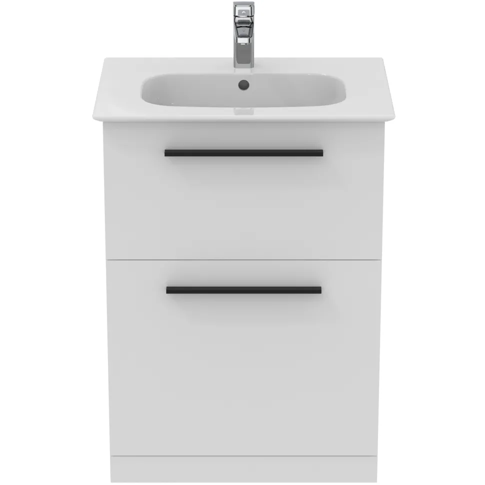 Ideal Standard i.life A 640mm Floorstanding 2 Drawer Vanity Unit & Basin