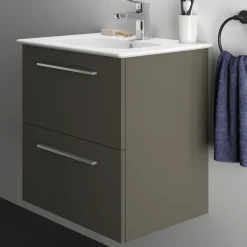 Ideal Standard i.life A 640mm Wall Mounted 2 Drawer Vanity Unit & Basin