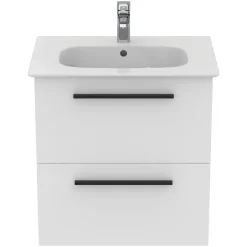 Ideal Standard i.life A 640mm Wall Mounted 2 Drawer Vanity Unit & Basin