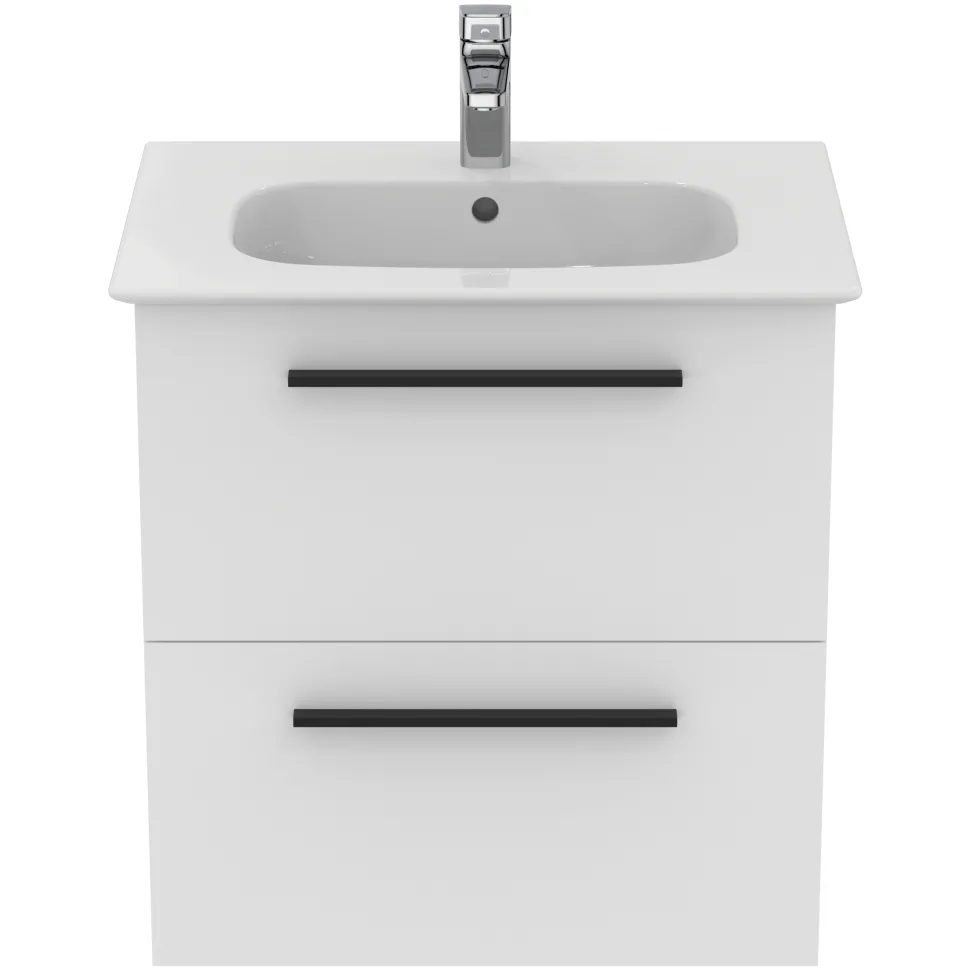 Ideal Standard i.life A 640mm Wall Mounted 2 Drawer Vanity Unit & Basin