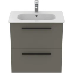Ideal Standard i.life A 640mm Wall Mounted 2 Drawer Vanity Unit & Basin