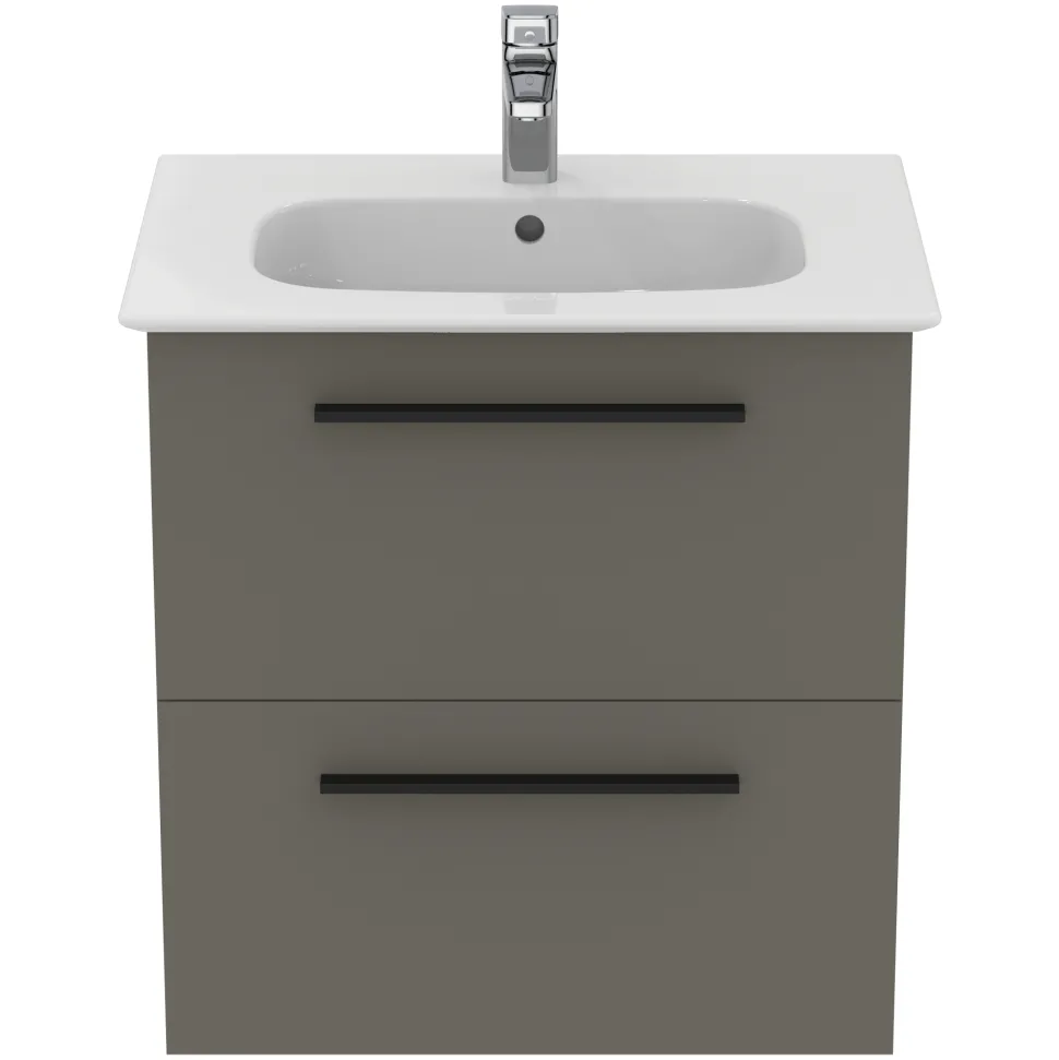 Ideal Standard i.life A 640mm Wall Mounted 2 Drawer Vanity Unit & Basin