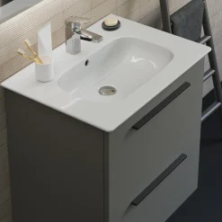 Ideal Standard i.life A 640mm Wall Mounted 2 Drawer Vanity Unit & Basin